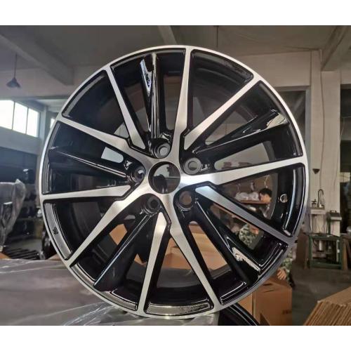 Toyota Camry 2021 replacement wheel BLACK MACHINED rims