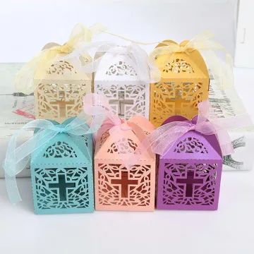 Paper box chocolate wedding favor candy box