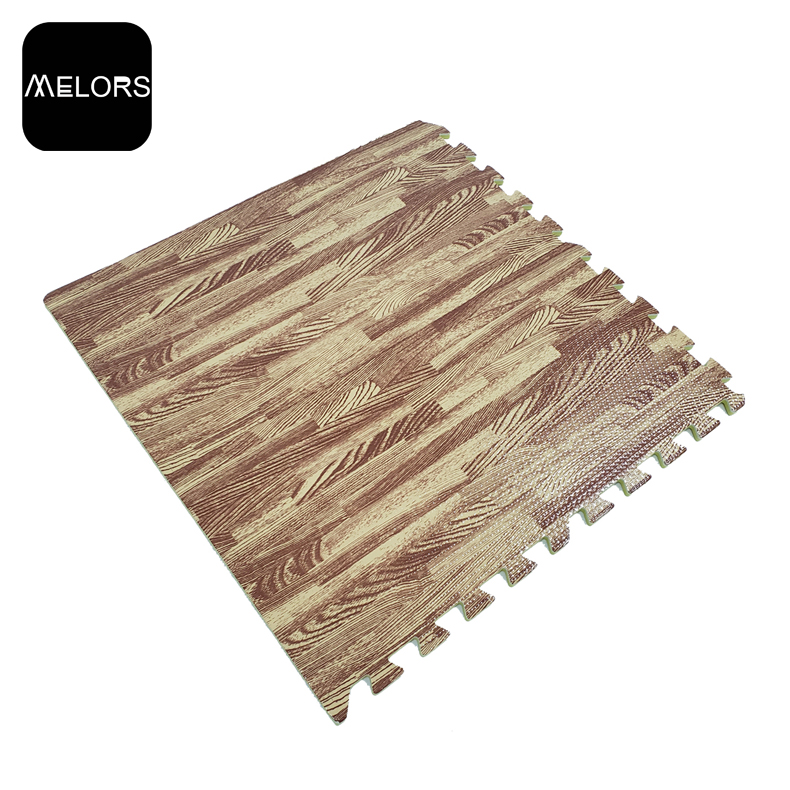 Fitness interlocking EVA foam Plain 60cm Wood-grain Puzzle