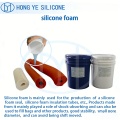 Uniform Aperture Liquid Flame Retardant Foamed Silicone
