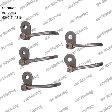6D170E-3 Oil Nozzle 6240-21-1810 - Komatsu Engine Parts