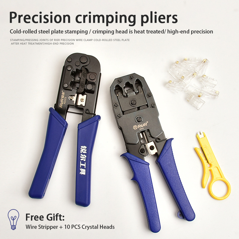 New arrival Professional Network cable crimping pliers Multi functional Electrician Tool Wire Cutter Tool Bolt Cutter