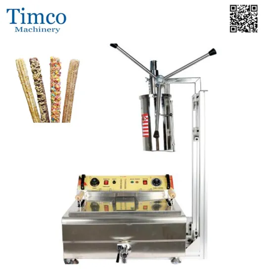 Spanish Churros Machine Commercial Electic 3 Piece 30L Snack Churro Fryer Maker