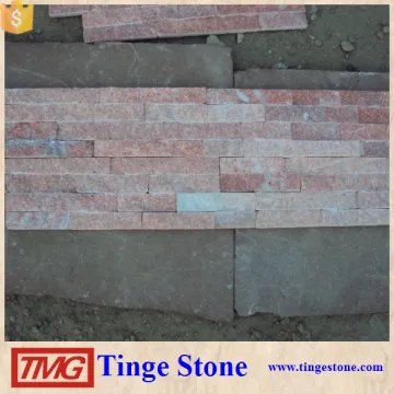 Pink Cultured Stone Slate Tile