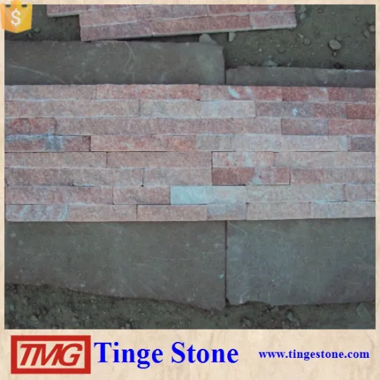 Pink Cultured Stone Slate Tile