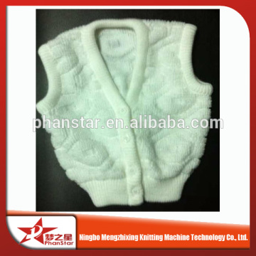 Machine knit baby sweaters garments