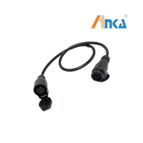 Trailer Plug And Socket 12V 13P trailer extension cable Manufactory