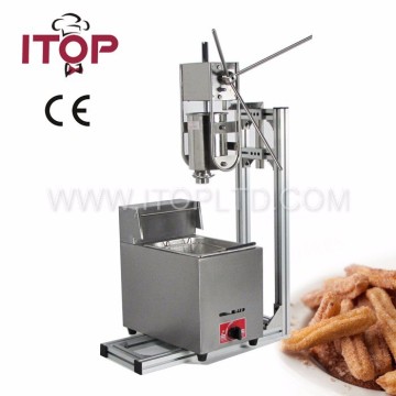 Stainless steel Churros Machine and Gas fryer