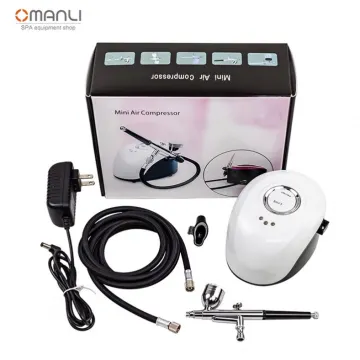 Mini Portable Airbrush Kit with Paint Compressor for Makeup and Crafts