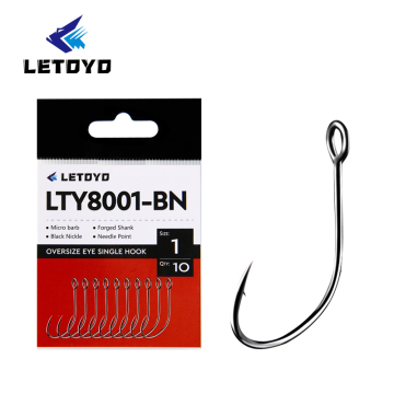 Letoyo Black Nickel 316ステンレス鋼の釣りフック