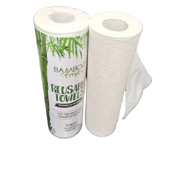 Environmentally Friendly 100% Bamboo Needle Punched Nonwoven Fabrics Disposable Wipes