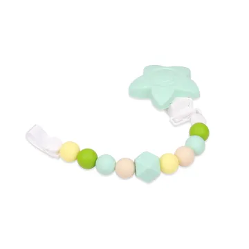 Star Silicone Pacifier Clip | Food grade silicone