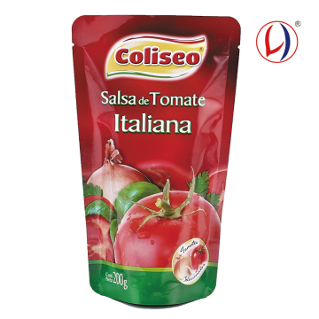 Custom Printed Packages for Tomato Paste, Jam, Chilli Sauce - 70g to 300g Doypack Sachets