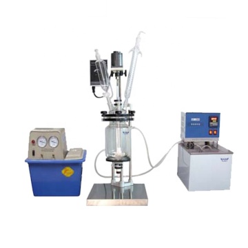 CE CERIFIED BIODIESEL MIXER JACKETED GASSEL GLASS TEACTOR