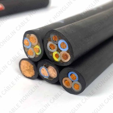 Factory Direct Sales 4C x 95 sq. mm Flexible Rubber Cable - High Strength, Water & Oil Resistant