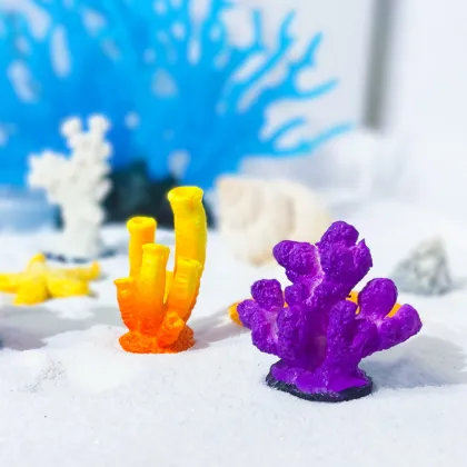 Wholesale Artificial Resin Mini Color Sea Coral Reef for Fish Tanks & Aquariums