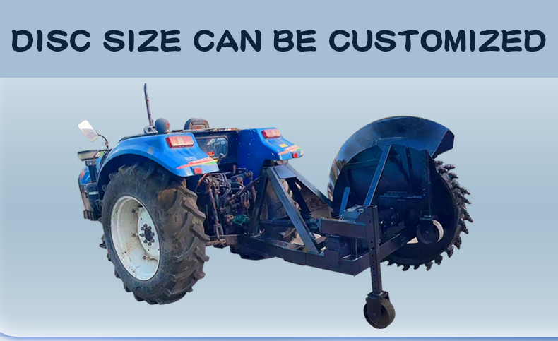 Mini Disc Trencher Machine With Pto For Ditching And Farm Use, High ...