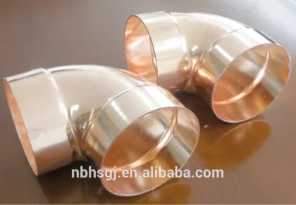 Plumbing Red Copper pipe Fittings