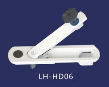 Zamak upvc pop-up handle with key for upvc door or window