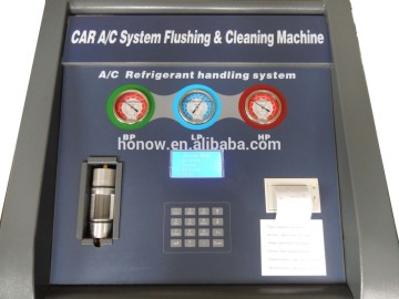 Factory Made Car AC Flushing and Cleaning Machine, Fully-Auto A/C Recovery and Recharge Machine HO-X800