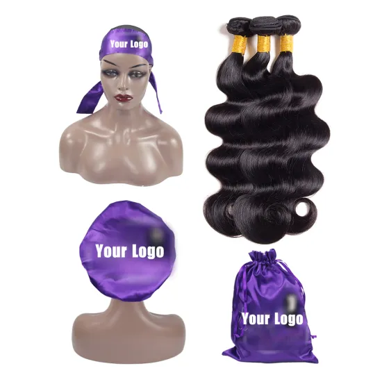 Cheap price rainbow colors human hair packaging bags with logo, silk bags for hair bundles and wigs satin hair bag custom