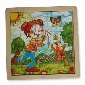 Plywood or Paper Children's Toy, Measures 20 x 20 x 0.8cm