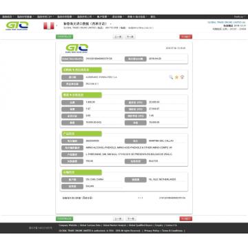 Data Impor Asam Amino Peru