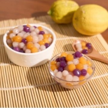 Bolas de taro mixtas congeladas