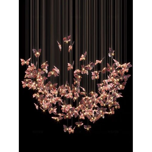 Personnage personnalisable Butterfly Pendant Light Hotel Hall Decorative