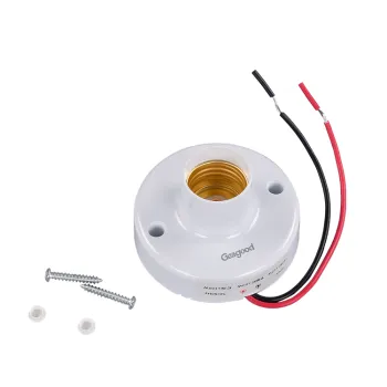 Round Shape Energy Saving Lamp Holder with Sound Sensor and Easy Installation
