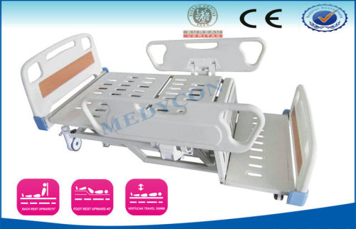 Multifunction Mobile Ward Full Electric Nursing Beds With Central Braking