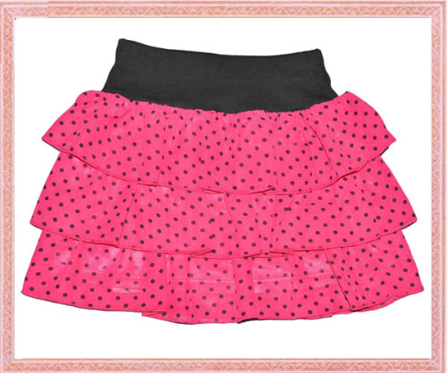 fashion chiffon girls skirts