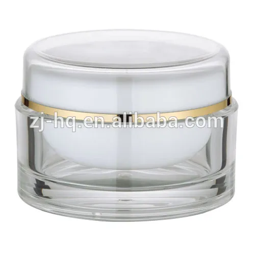 100ml round body butter jar white plastic body butter jar