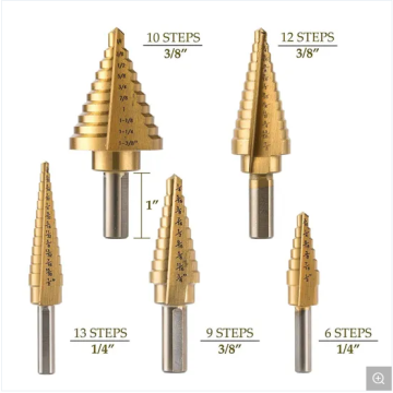 HSS straight flute Cobalt Step Drill Bit