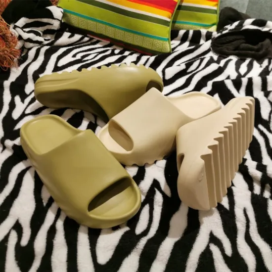 New Style Summer Slippers Mens Fashion Slippers Solid Color Casual Home Slipper Shoes Eva Non-slip Shoes Womens Beach Slides