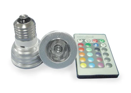 3w 270lm E27 / E26 Gu10 / Gu5.3 High Power Rgb Led Spot Lamps, Spotlight Bulbs