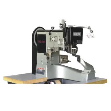 Moccasin Leather Shoe Upper Stitching Sewing Machine