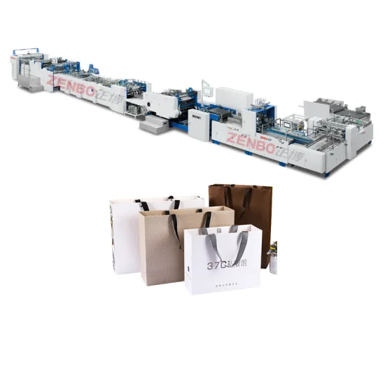 Printed Paper Bag Manufacturing Production Line