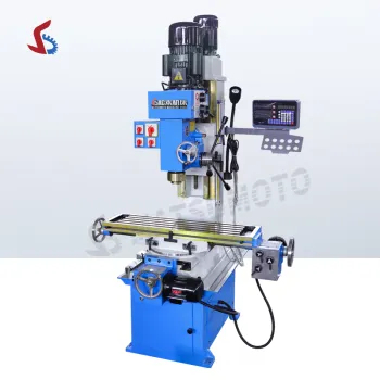 ZX50C Universal Vertical Mill Drill Milling Machine 220V Single Phase Manual