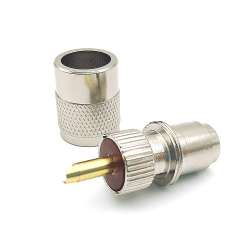 Screwed Coupling PL259 UHF Male Plug Cable Connector