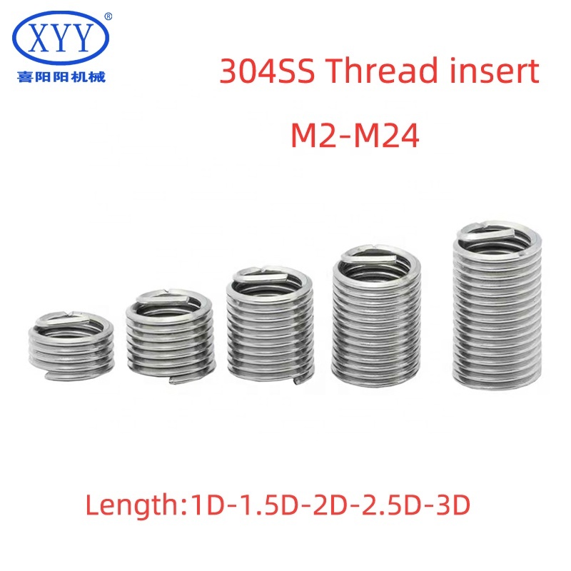GH2132 Material ST5*0.8*12.3K Thread Insert Nut Fastener