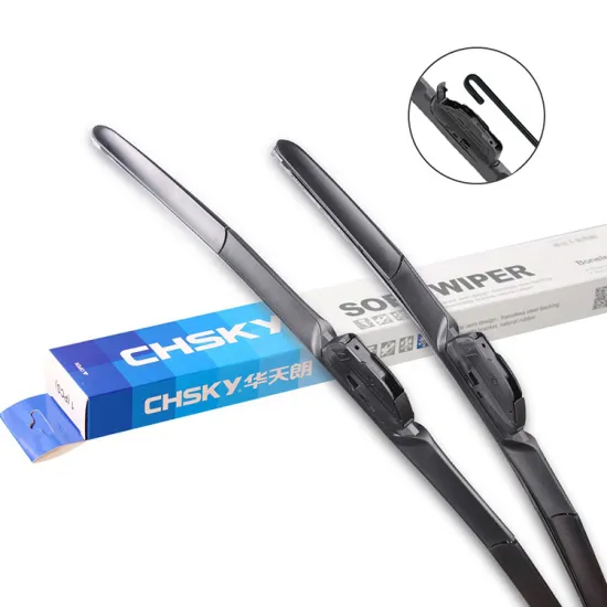 CHSKY Wholesale Hybrid U-Hook Frameless and Bracketless Dual Windshield Soft Wiper Blade