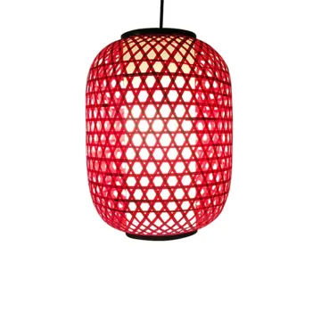 Modern Nordic Bamboo Sphere Basket Pendant Light: Illuminate Your Restaurant, Dining Room with Vintage Charm