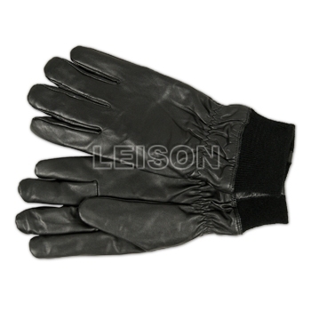 Police Leather Tactical Gloves