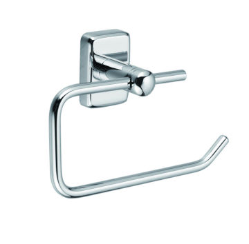 chrome plated brass toilet roll holder
