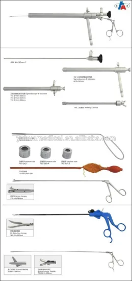 sigmoidoscope set for Intestinal surgical instruments