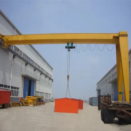 Bmg Type Electric Remote Control Semi-Gantry Crane