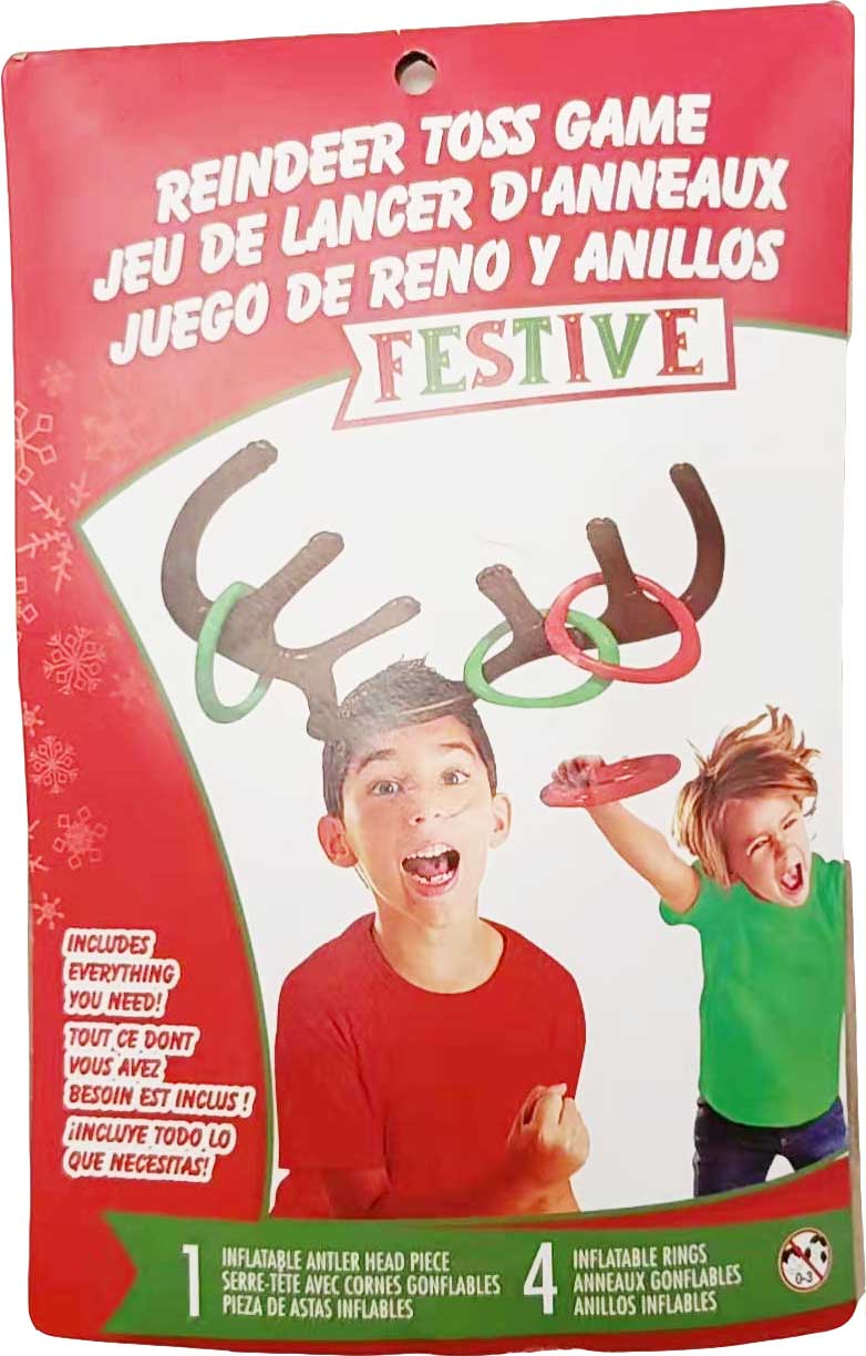 Christmas game party deer Rings Toss Game