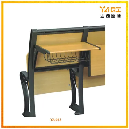 Yaqi college university folding chair and desk lecture hall furniture