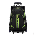 School Bag Backpack with Wheeled Trolley Hand